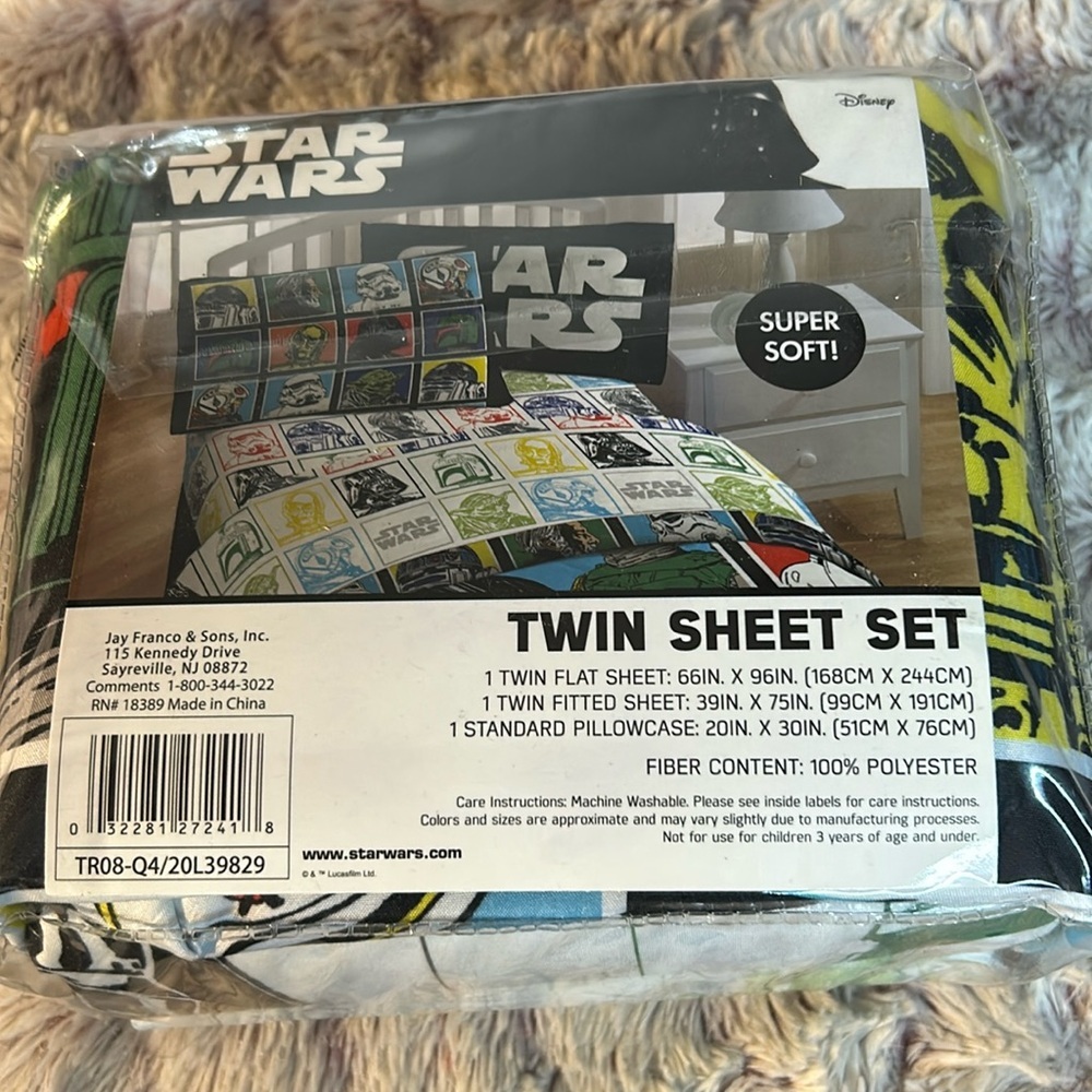 Disney Star Wars twin sheets set